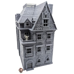 Death House (Curse of Strahd) - D&D TTRPG giocabile 3D stampato terreno edificabile scenario di Dragon Workshop