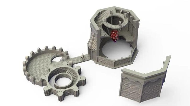 Castle Ravenloft (curse of Strahd) - D&D TTRPG Playable 3D Printed ...