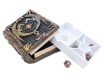 KakapopoTCG The Deck-fast (bianco): scatola per mazzi, scatola per dadi