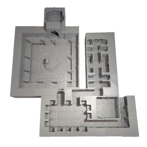 Death House Basement Level 2 (Curse of Strahd)  - D&D TTRPG Playable 3D Printed Building Terrain Scenery by Dragon Workshop