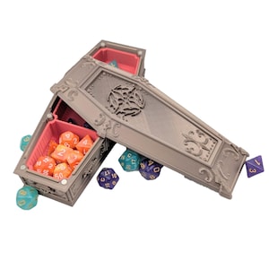 Vampire Lord Coffin Dice Vault - by Axolote Gaming