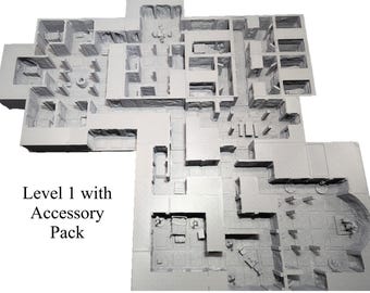 Death House Basement Level 1 (Curse of Strahd)  - D&D TTRPG Playable 3D Printed Building Terrain Scenery by Dragon Workshop
