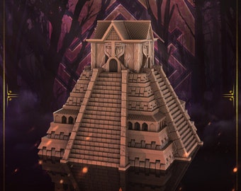 Caja de dados azteca - Aullido de Gorr - Por Mythic Roll