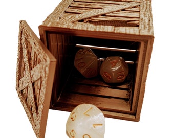 Wooden Crate - Dice Jails/Vaults by Fates End