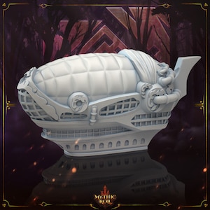 Steampunk Dice Box - Air Ship - By Mythic Roll
