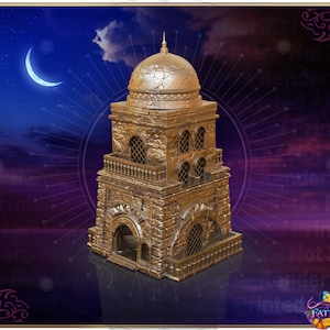 Sand Citadel - Dice Tower | Decorative Tower | Coin Bank by Fates End