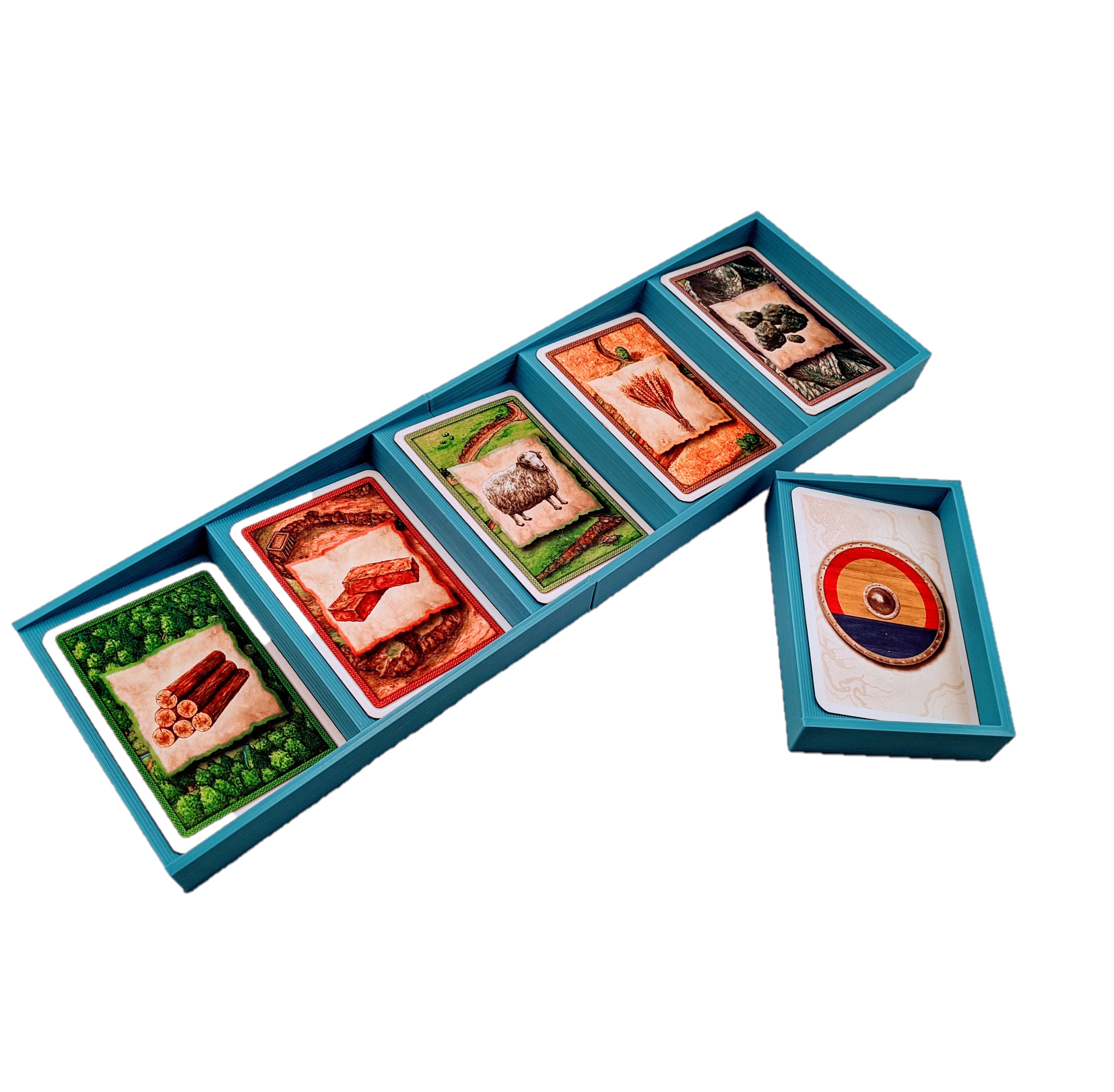 Settlers Game Card Holder