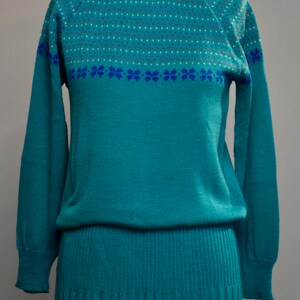 Vintage Italian knit skirt and sweater set image 2