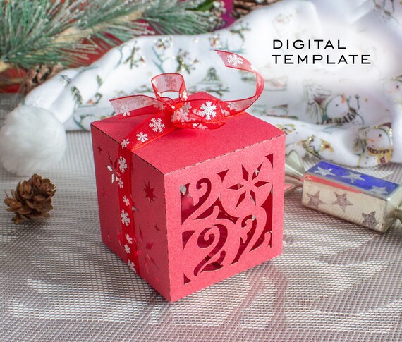 When Will Thre Christmas Box In 2022 2022 Box Template Christmas Box 2022 Candy Box Template Svg | Etsy