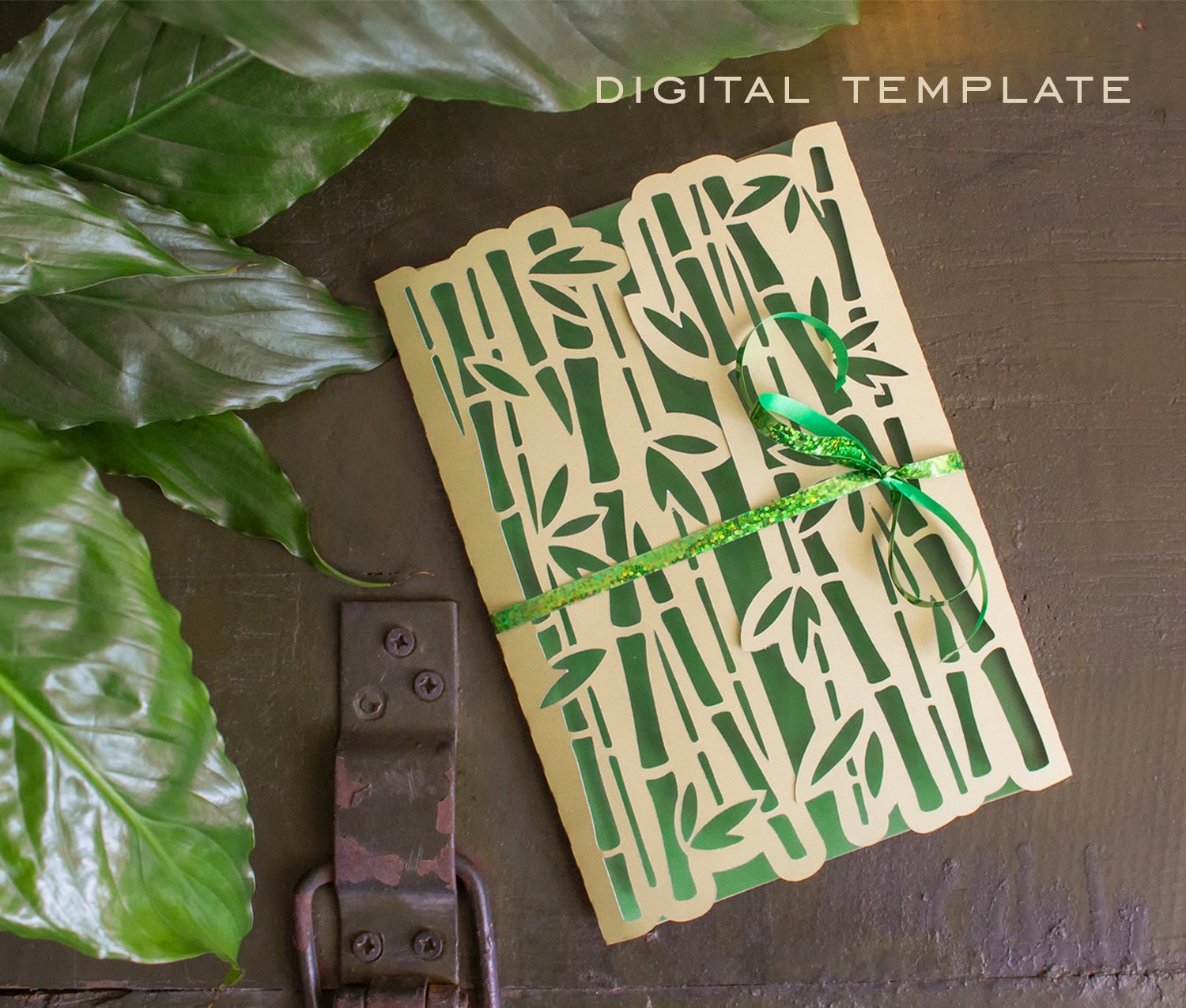 Bambus Wald Hochzeit Einladung Vorlage SVG Hochzeit | Etsy