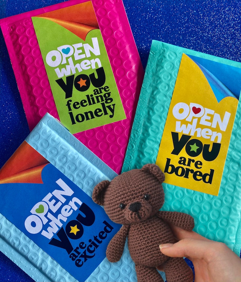Open When Envelopes for Kids, Daughter Son Gift, Going Away Gift, Back