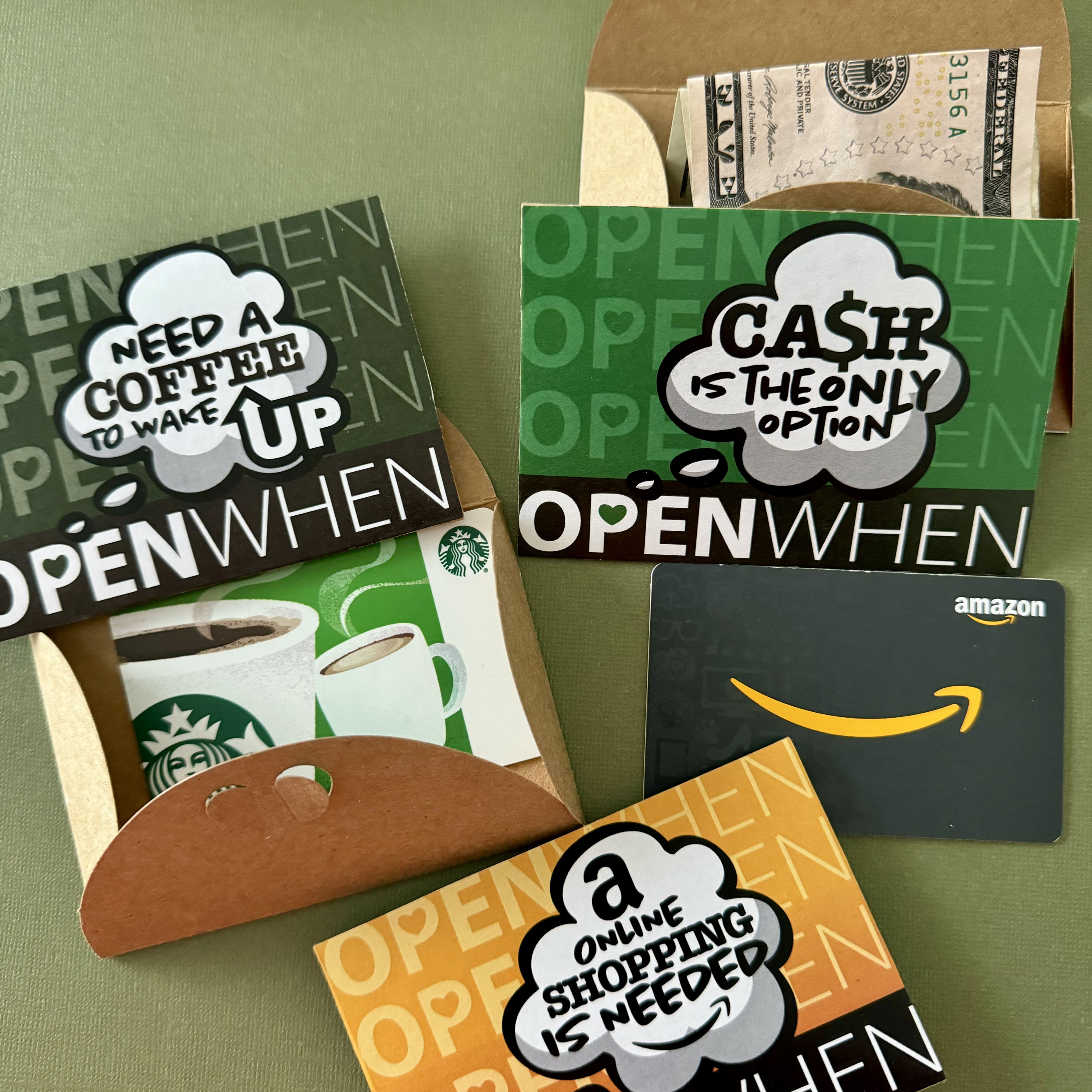 Open When Gift Box for College Student, Going Away College Gift, College Gift Card Box, Gift card Holder, College personalized Gift, GiftBox