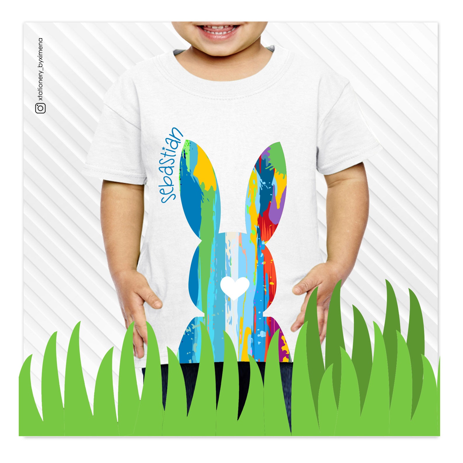 Kids Easter Tshirt PERSONALIZED design svg /png Sublimation Etsy