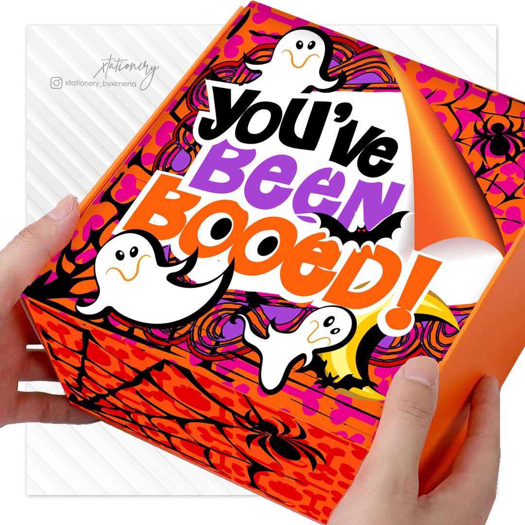 Boo Box, Youve Been Booed, Personalized Boo Box, Halloween Gift