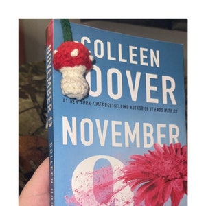 Crochet mushroom bookmark, bookmark, crochet bookmark, mini mushroom