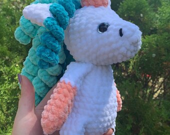 Gehäkeltes Einhorn, Amigurumi, Kuscheltier, Plüschtier