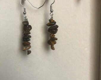 Tigers Eye Earrings