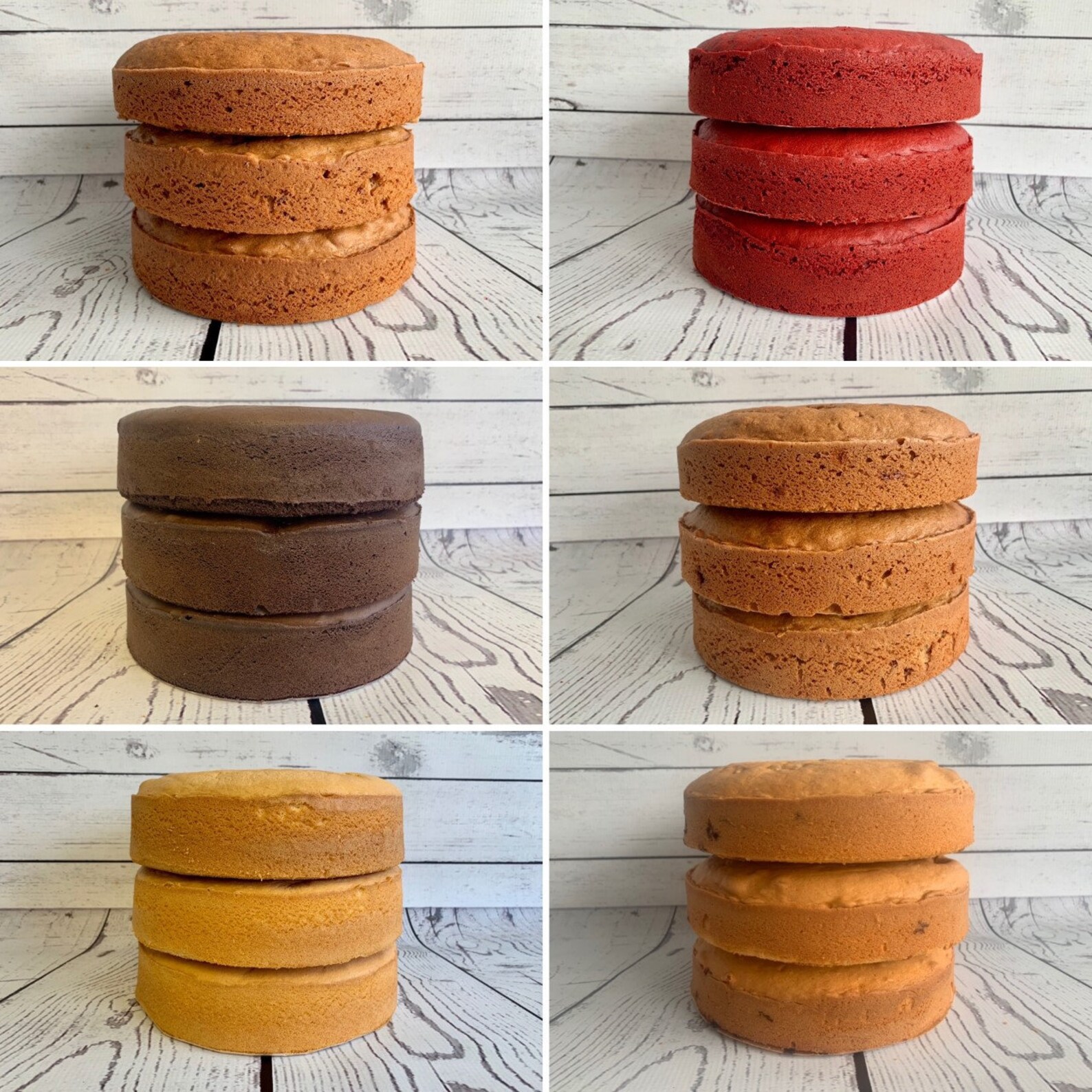 Ready to Decorate Sponge Cakes Various Flavours Etsy