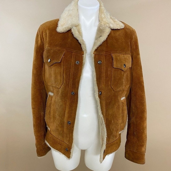 El Toro Bravo 70s Leather Shearling Trucker Jacket