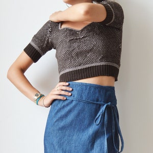 Vintage Miu Miu F/W 2000 Cropped Sweater