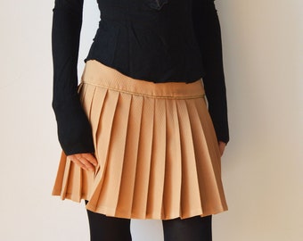 Vintage Gianni Versace Couture Pleated Mini Skirt