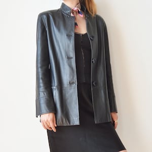 Gianfranco Ferre Leather Jacket - Etsy