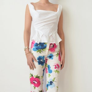 Moschino Cheap & Chic Floral Trousers