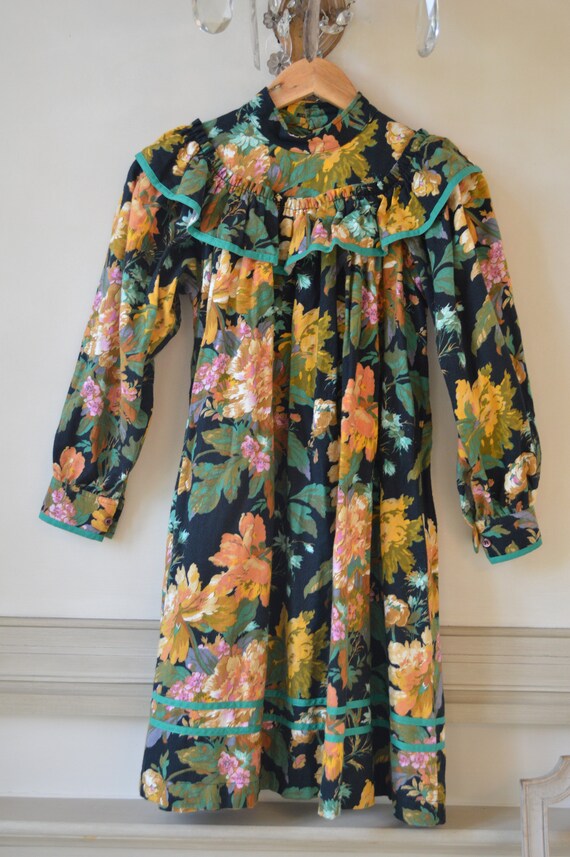 Vintage 1980s Kenzo Floral Dress