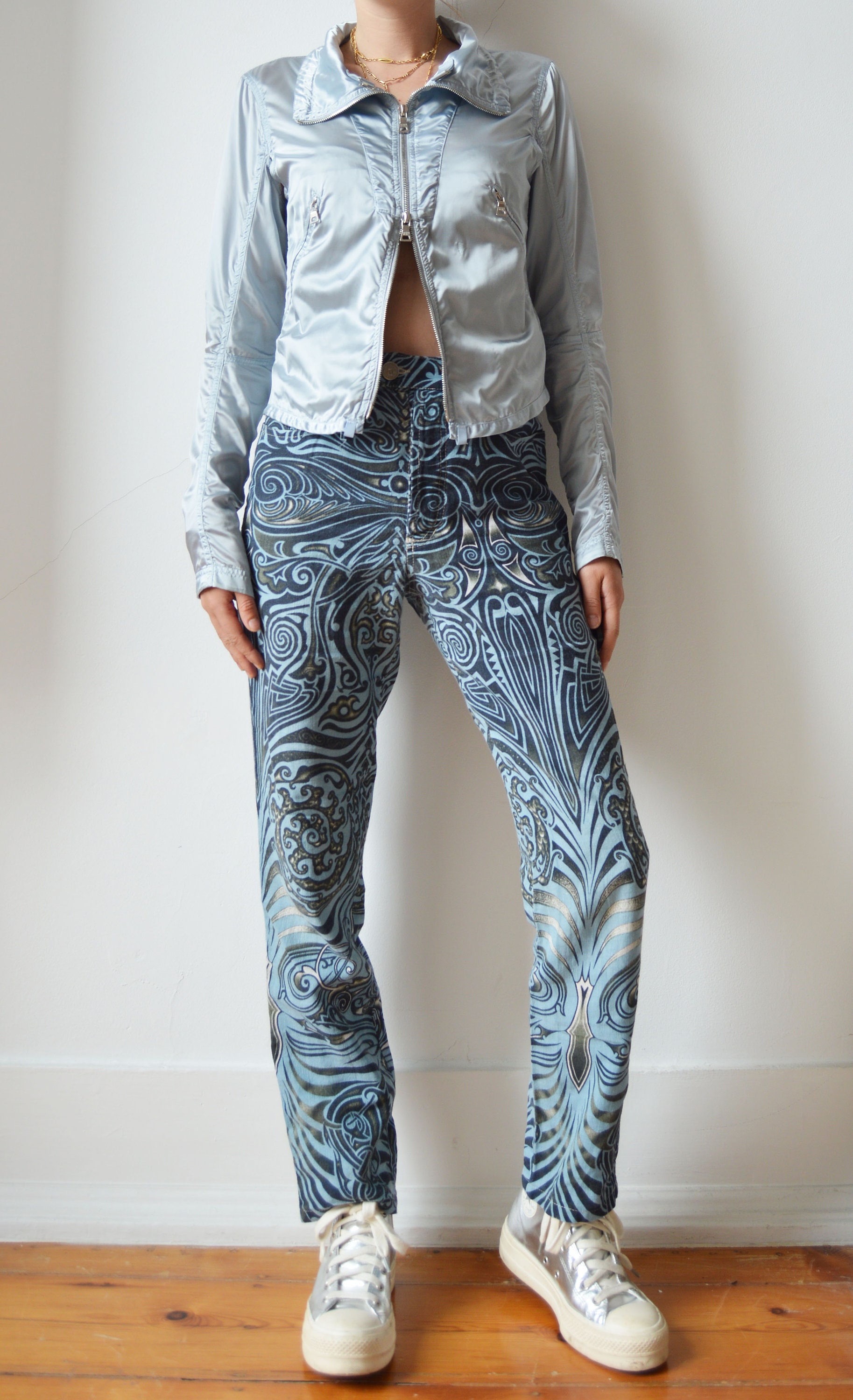 Vintage Gaultier Jeans S/S 1996 Tribal Print Jeans - Etsy