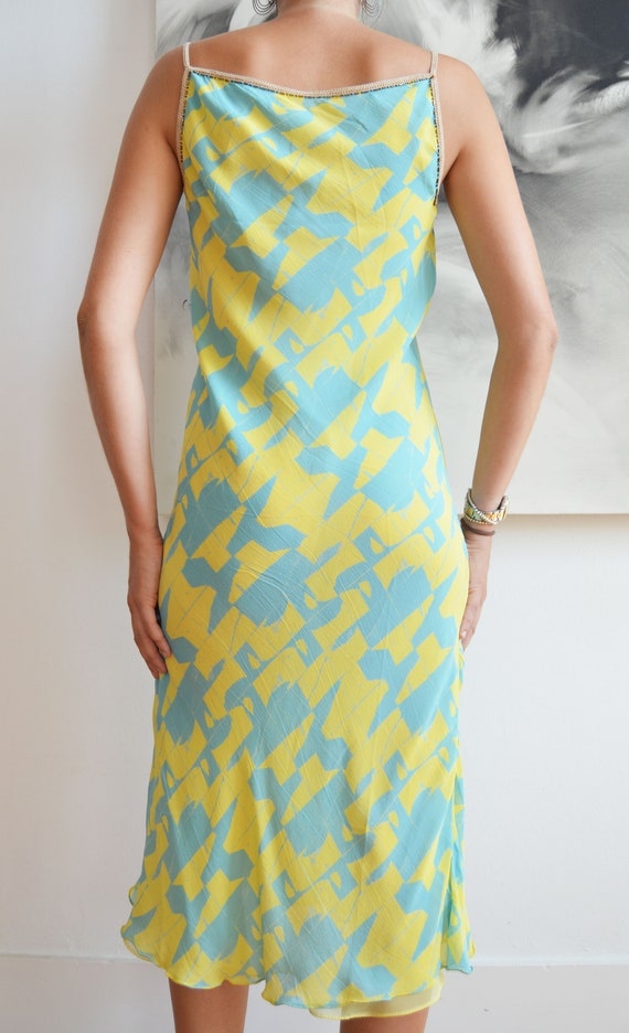 Vintage Iceberg S/S 2000 Silk Dress - image 7