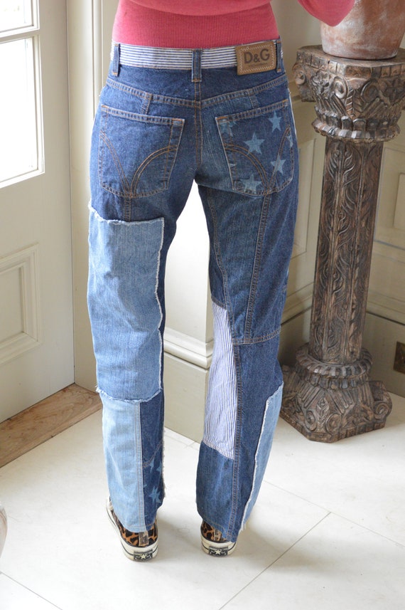 Dolce & Gabbana Patchwork Jeans
