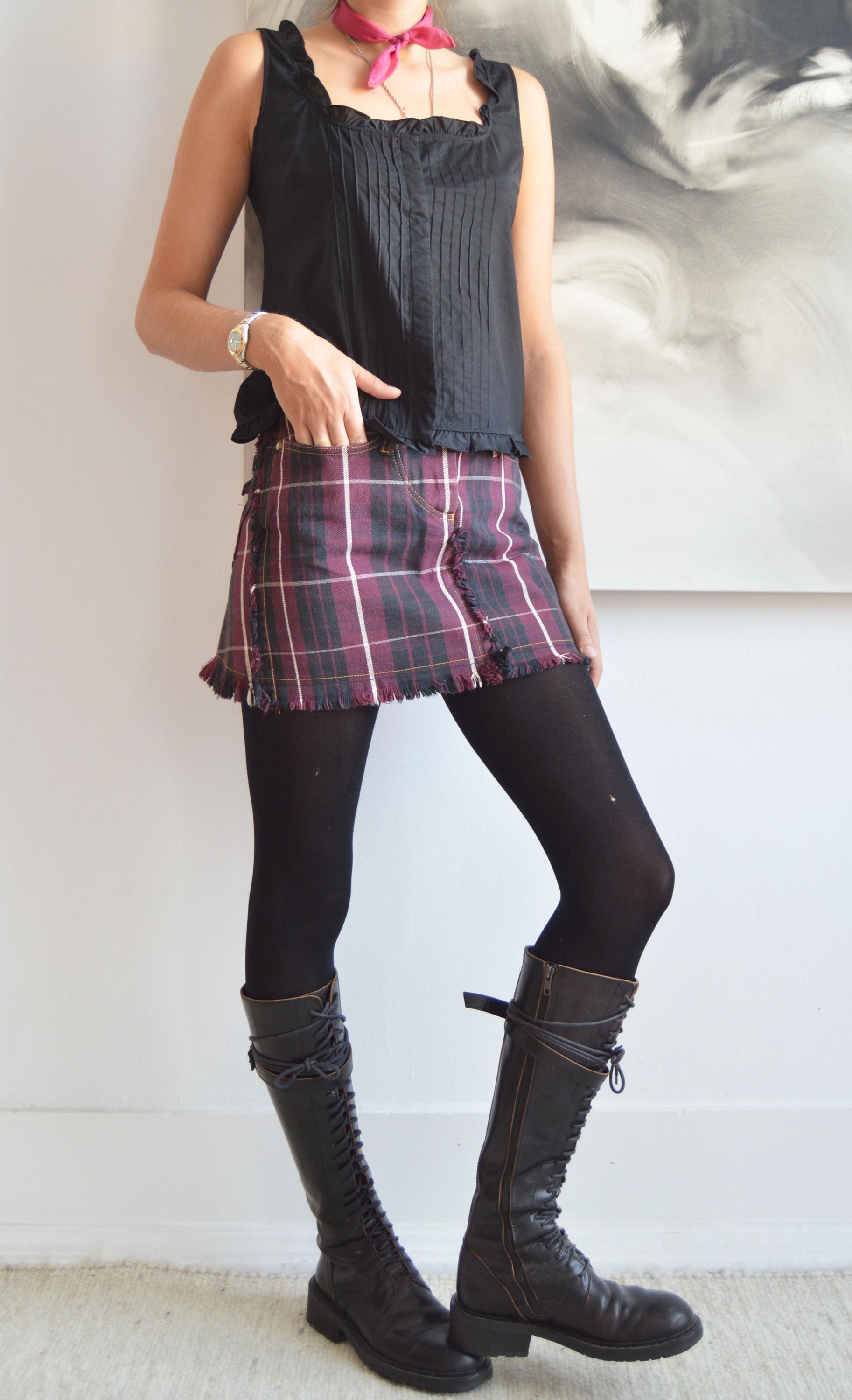 Vivienne Westwood Anglomania タータンスカート Vivienne westwood tartan skirt - Etsy 日本