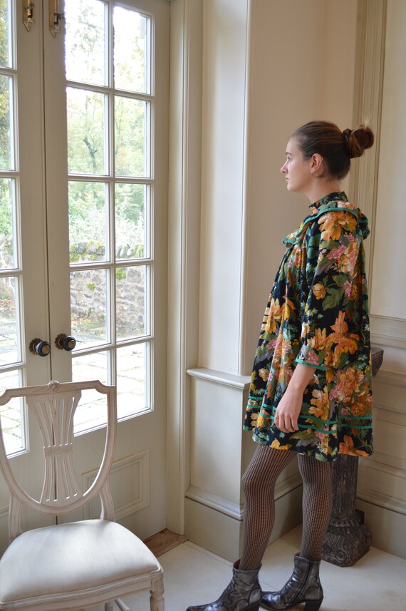 Vintage 1980s Kenzo Floral Dress