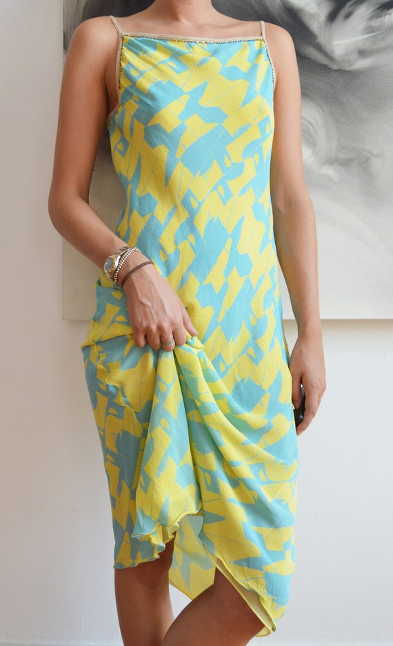 Vintage Iceberg S/S 2000 Silk Dress - image 1