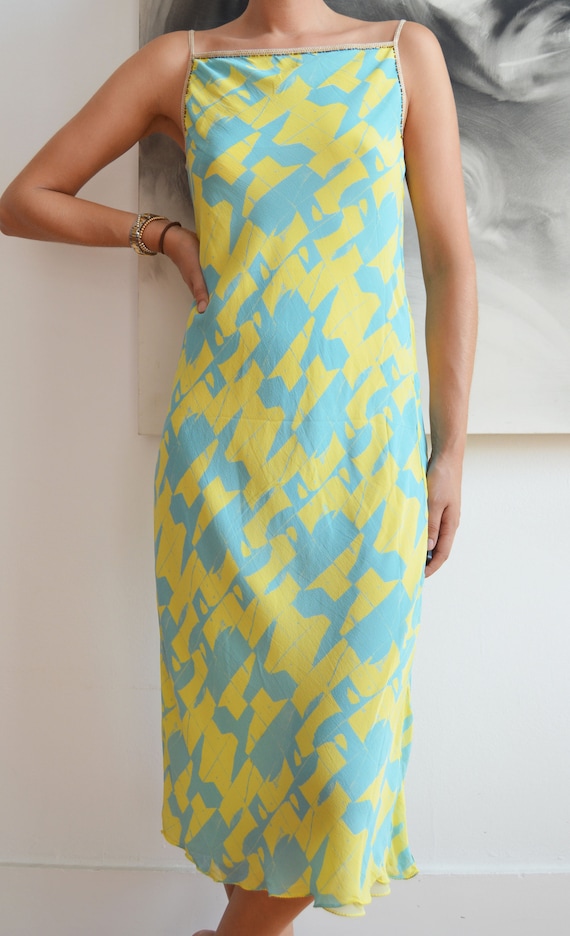 Vintage Iceberg S/S 2000 Silk Dress - image 2