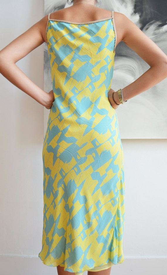 Vintage Iceberg S/S 2000 Silk Dress - image 6