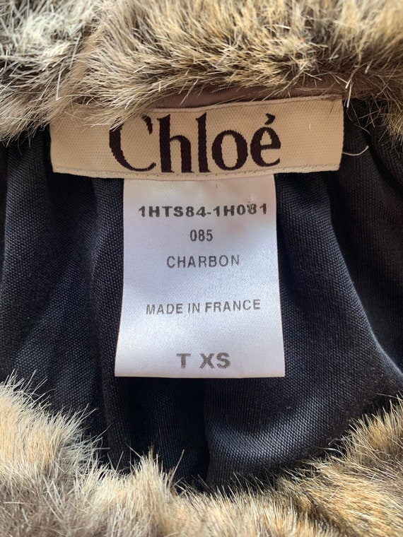 Chloe F/W 2001 Faux Fur Collar Top - image 8