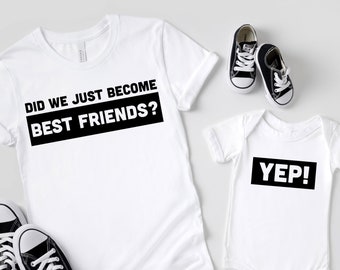 Did we just become best friends? Matching Shirts from Step brothers, dad and kid shirt, family shirts, gifts for dad, new dad gift