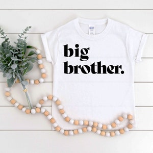 Big Brother + Big Sister + Little Brother + Little Sister Customizable Toddler Tee | Personalized Toddler Shirt to announce new sibling