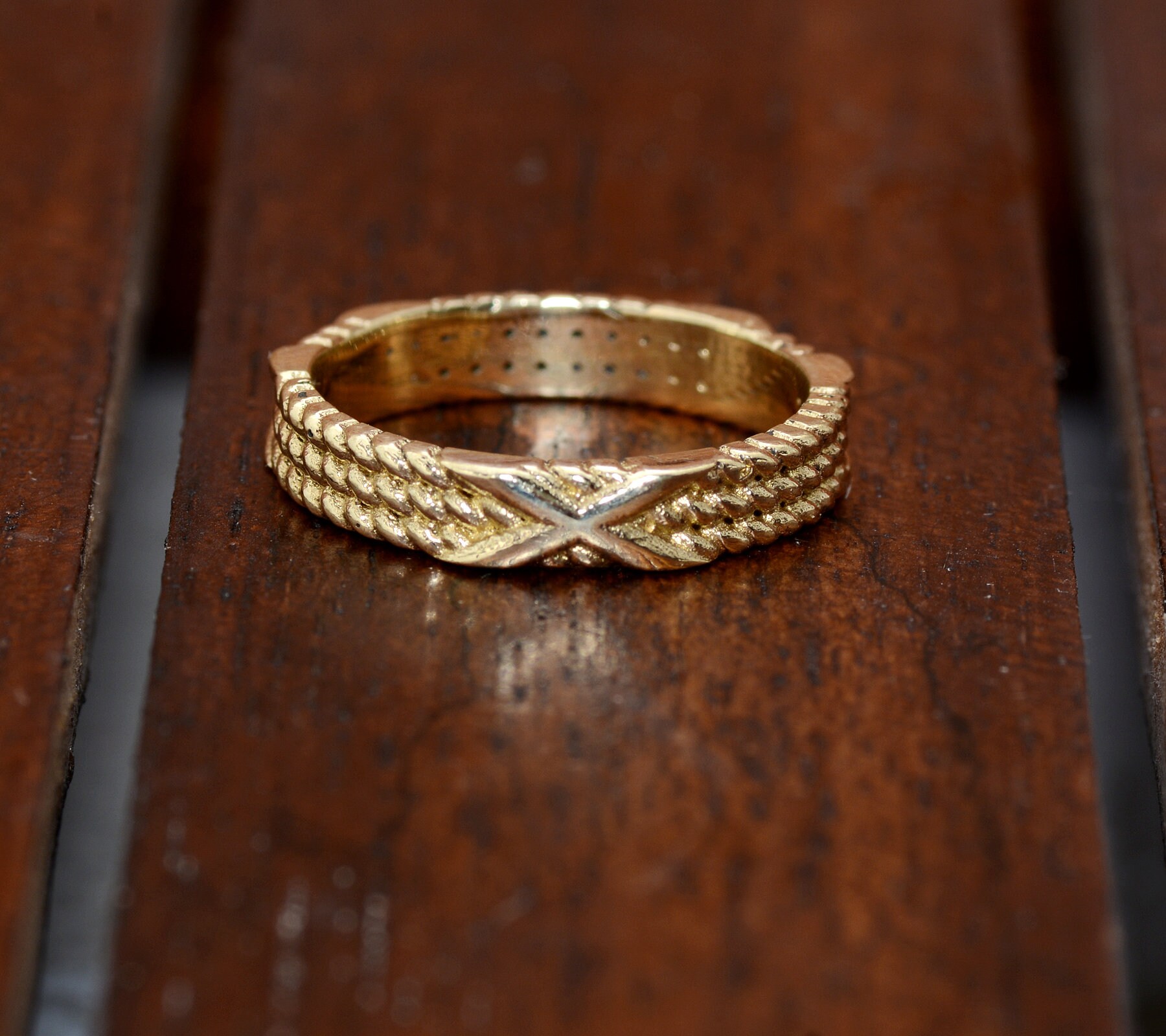 boho wedding band