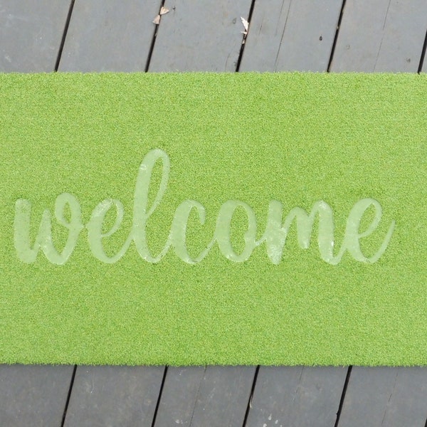 Welcome Mat | Synthetic Grass Door Mat | Rug