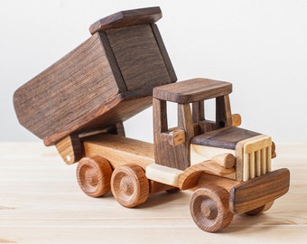 wooden trucks for toddlers