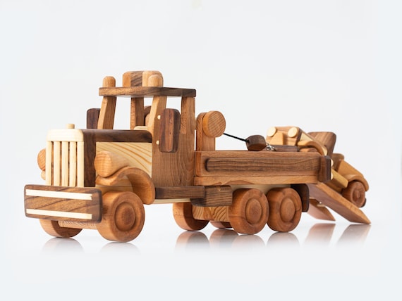 Verder Structureel oosten Houten speelgoed grote vrachtwagen handgemaakte houten auto - Etsy Nederland