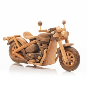 Harley davidson wooden motorcycle rocker hot sale