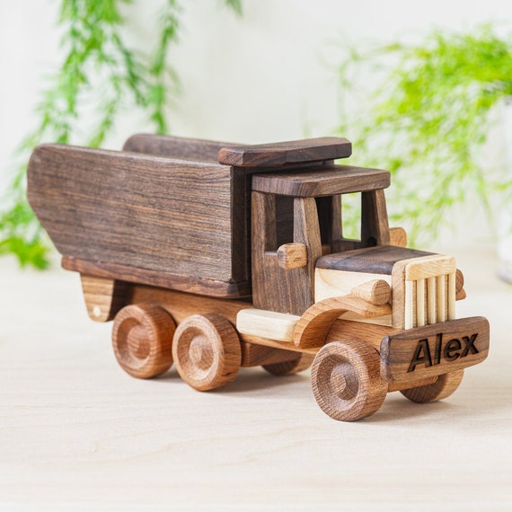 large wooden truck