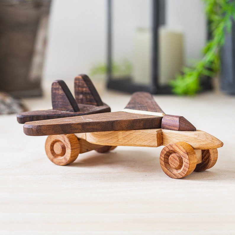 Holz-Kämpfer-Jet Holz Rakete Spielzeug personalisierte | Etsy