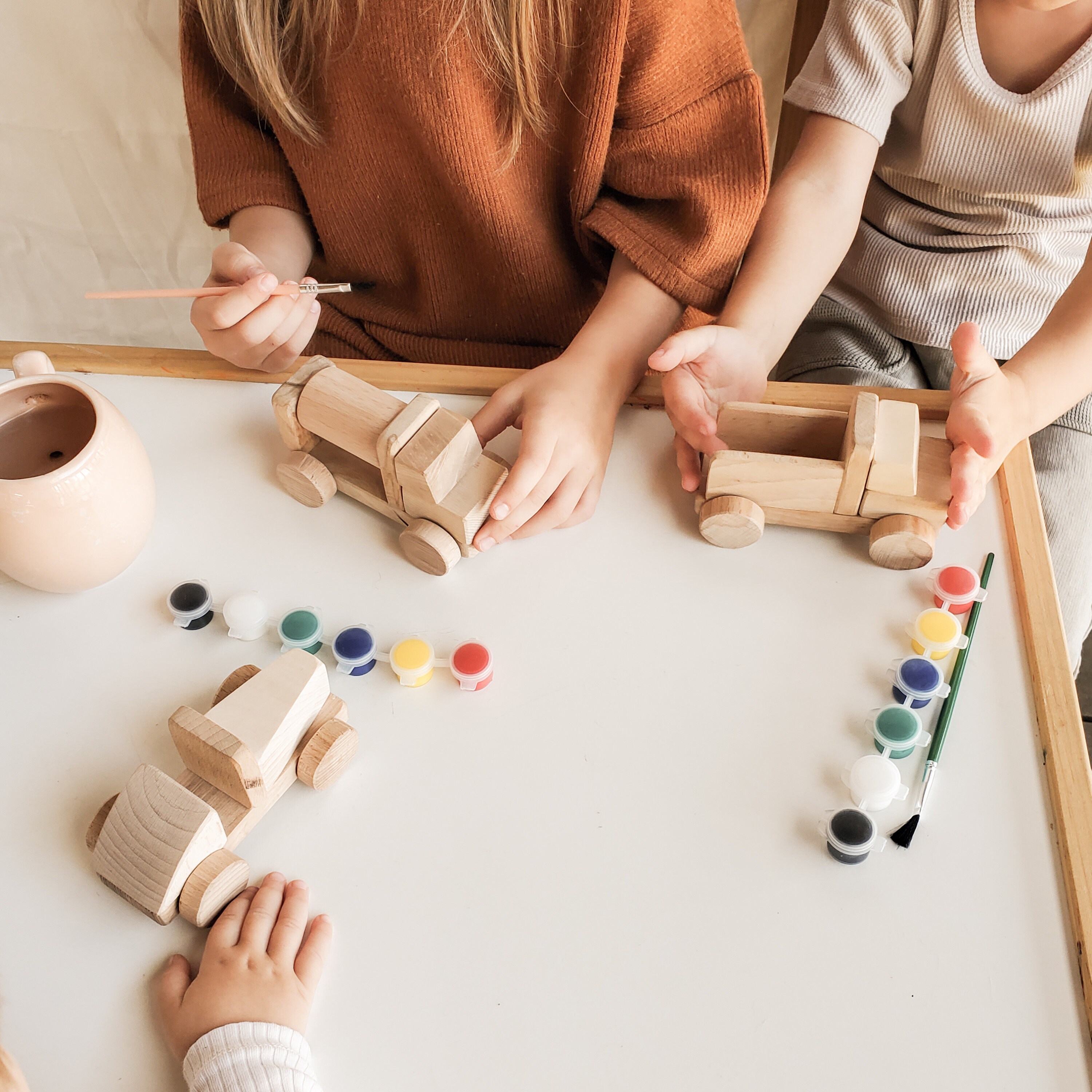 Paint Your Own Wooden DIY Toy Mini Truck Unfinished Wooden Etsy