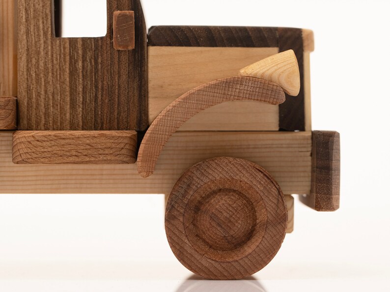 Wooden Fire Engine Wooden Toys Personalized Baby Gift Wood Etsy