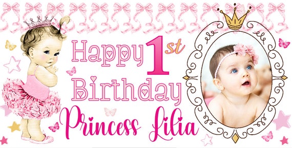 Baby girl first birthday outlet princess theme