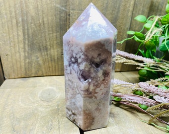 Flower Agate tower obelisk